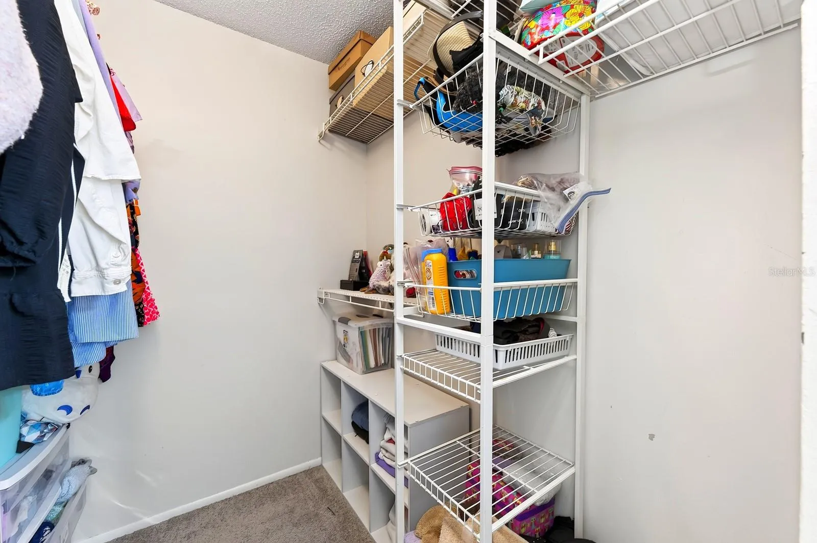 Additional storage in the foyer.