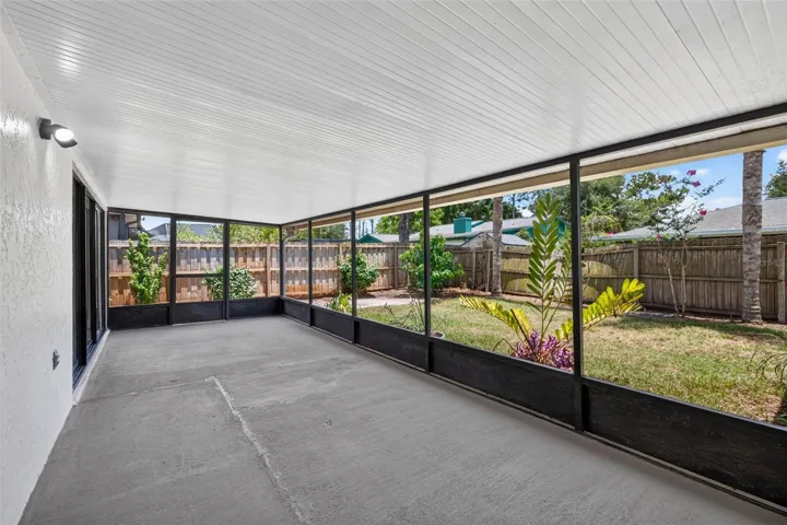 Screened in patio