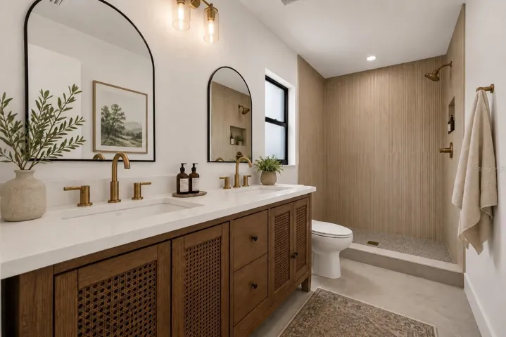 Primary Bath Staged