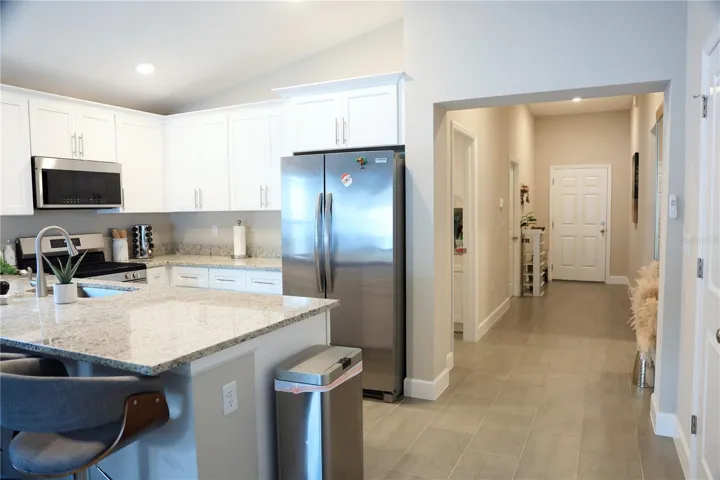 Kitchen and hallway