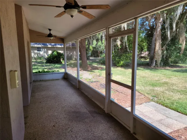 Screened porch