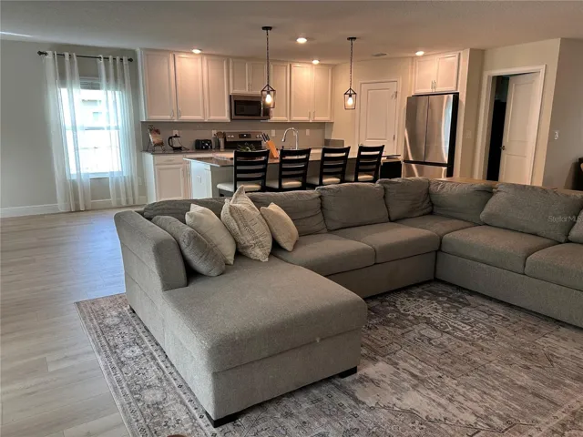 Living Room Kitchen Open Concept