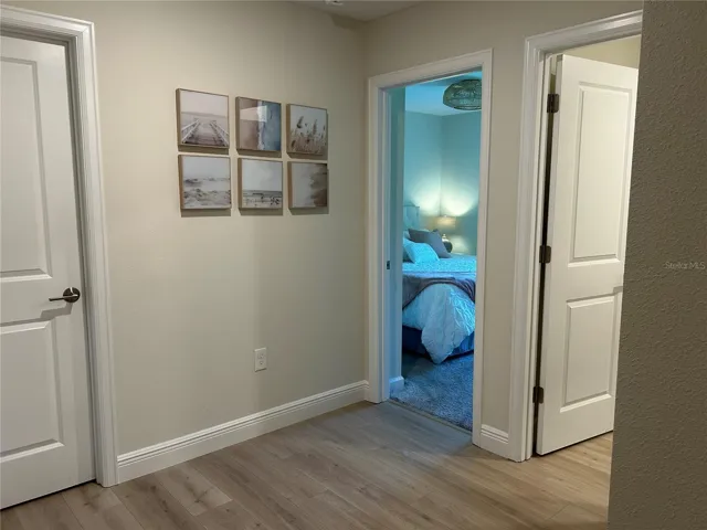 Hallway to laundry, Bedroom 2, Bathroom 2