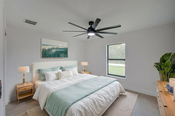 virtually staged guest bedroom