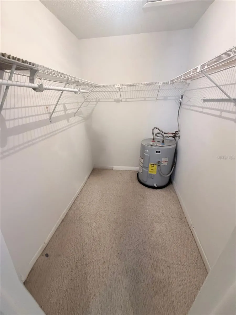 Large walk in closet