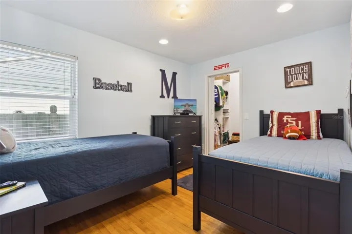 4th Bedroom with walk in closet