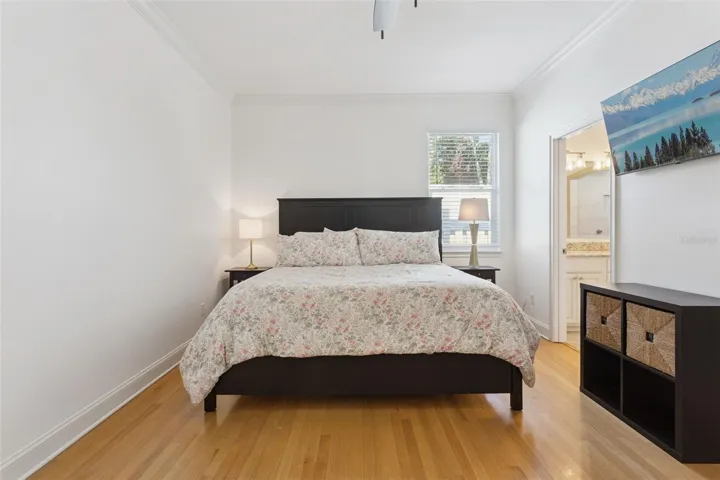 Primary Bedroom with two walk in closets
