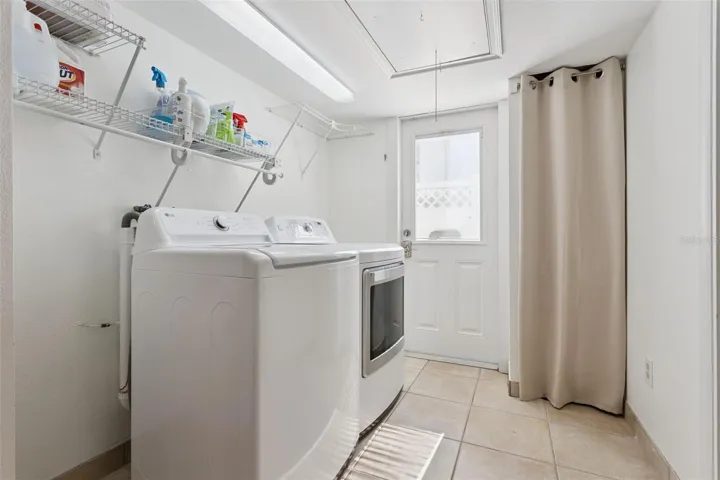 Laundry Room with storage