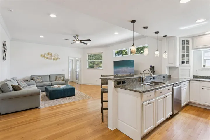 Kitchen and Family Room