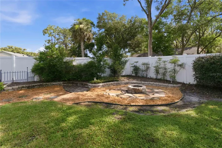 Fire pit area