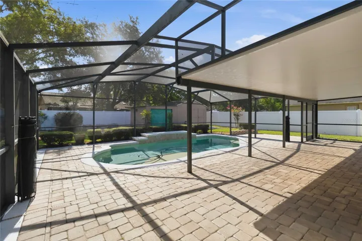 Pavers throughout