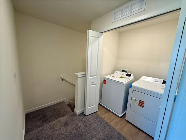 Laundry upstairs