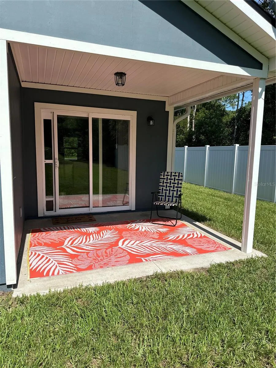 Back patio