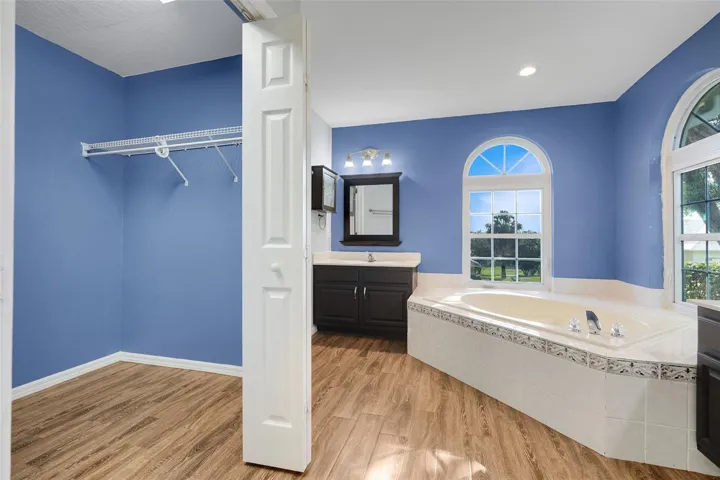 Primary walk in closet