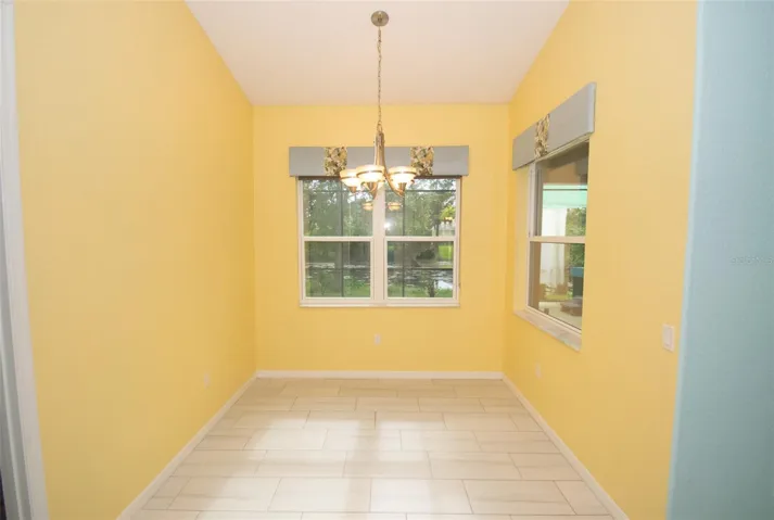 Breakfast nook overlooking the freshwater canal, enjoy your morning coffee while watching nature unfold in your own backyard.