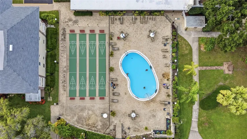 Community pool view