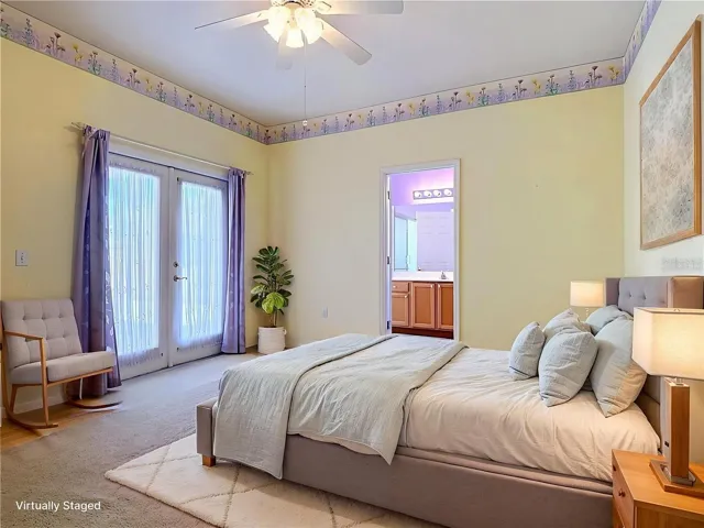 master bedroom virtually staged