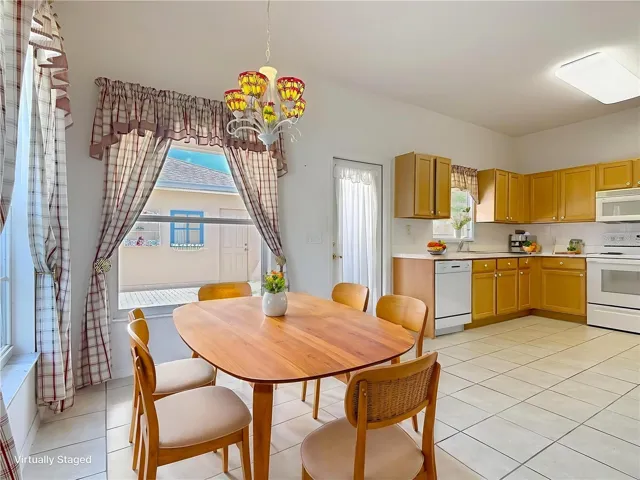 kitchen virtually staged