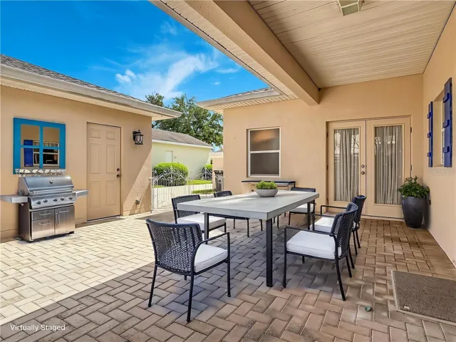 porch virtually staged