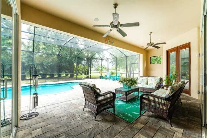Brick paver lanai
