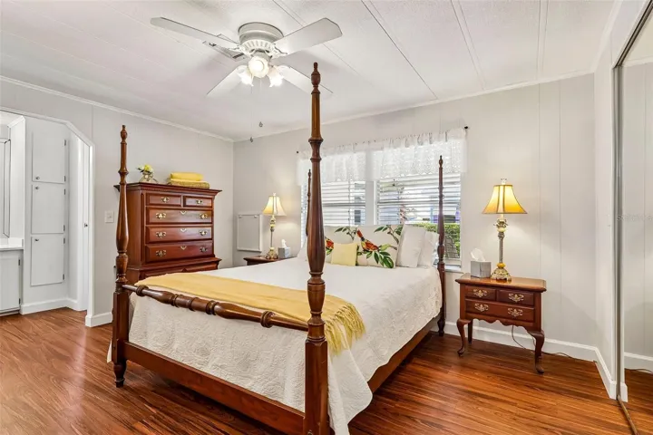 Primary room with ensuite and walk in closet