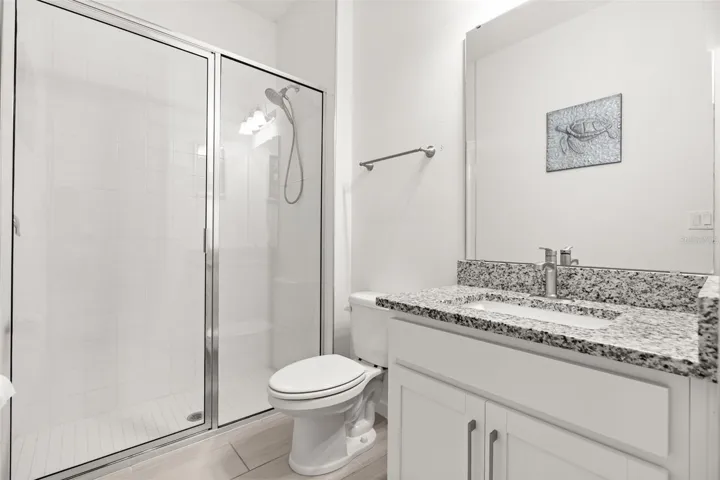 First floor full bathroom