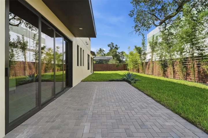 Rear Patio