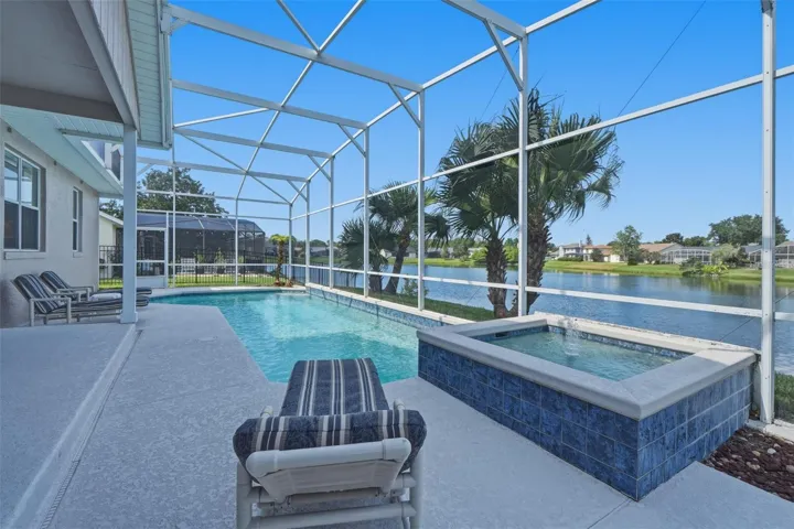 screened pool area