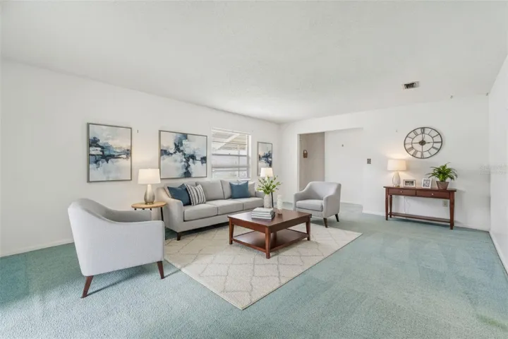 Living Room Virtually Staged
