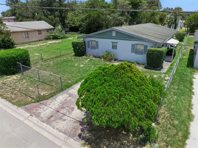 Fenced-in yard