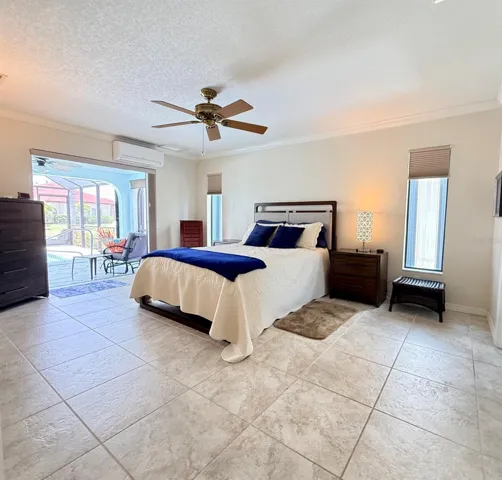 Spacious master bedroom with ensuite bath