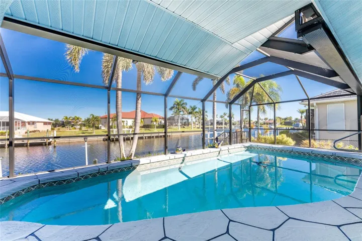 Picturesque pool view
