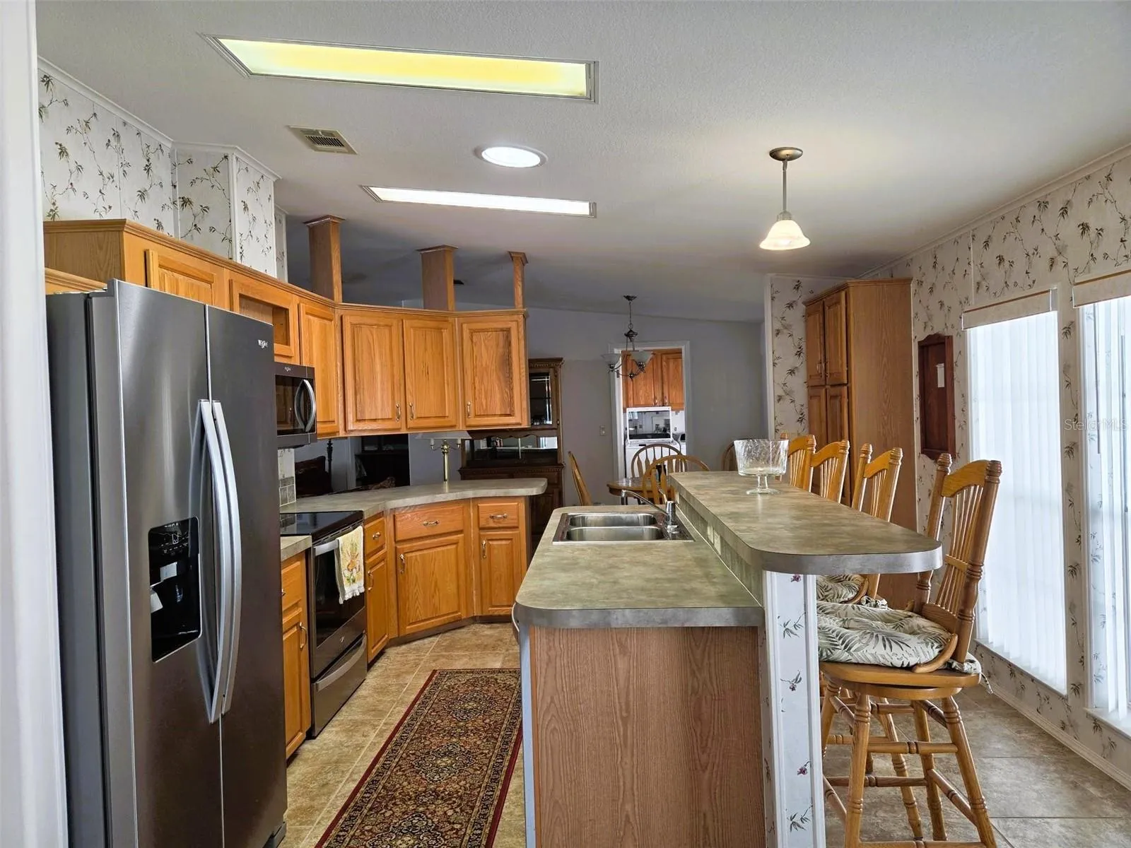 View of Kitchen from Family Room
