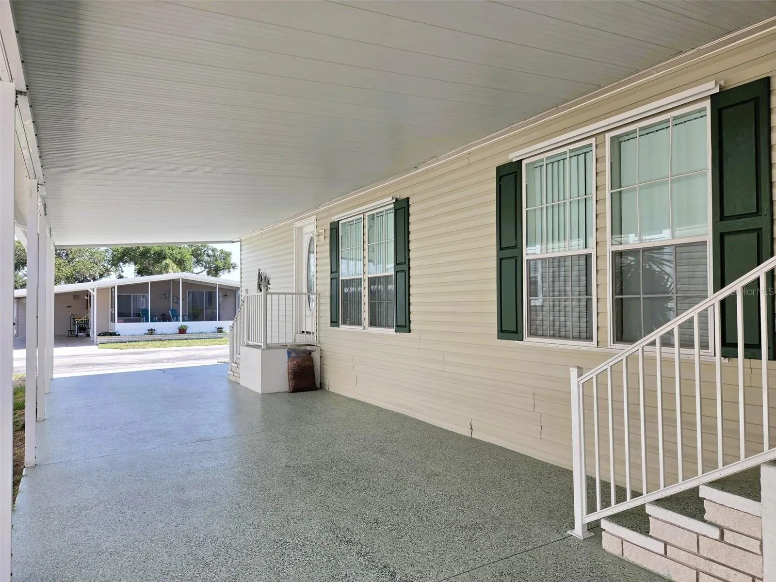 View of carport to the street