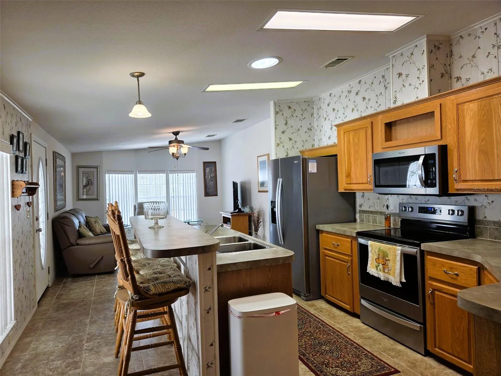 View of Kitchen from Dining Room