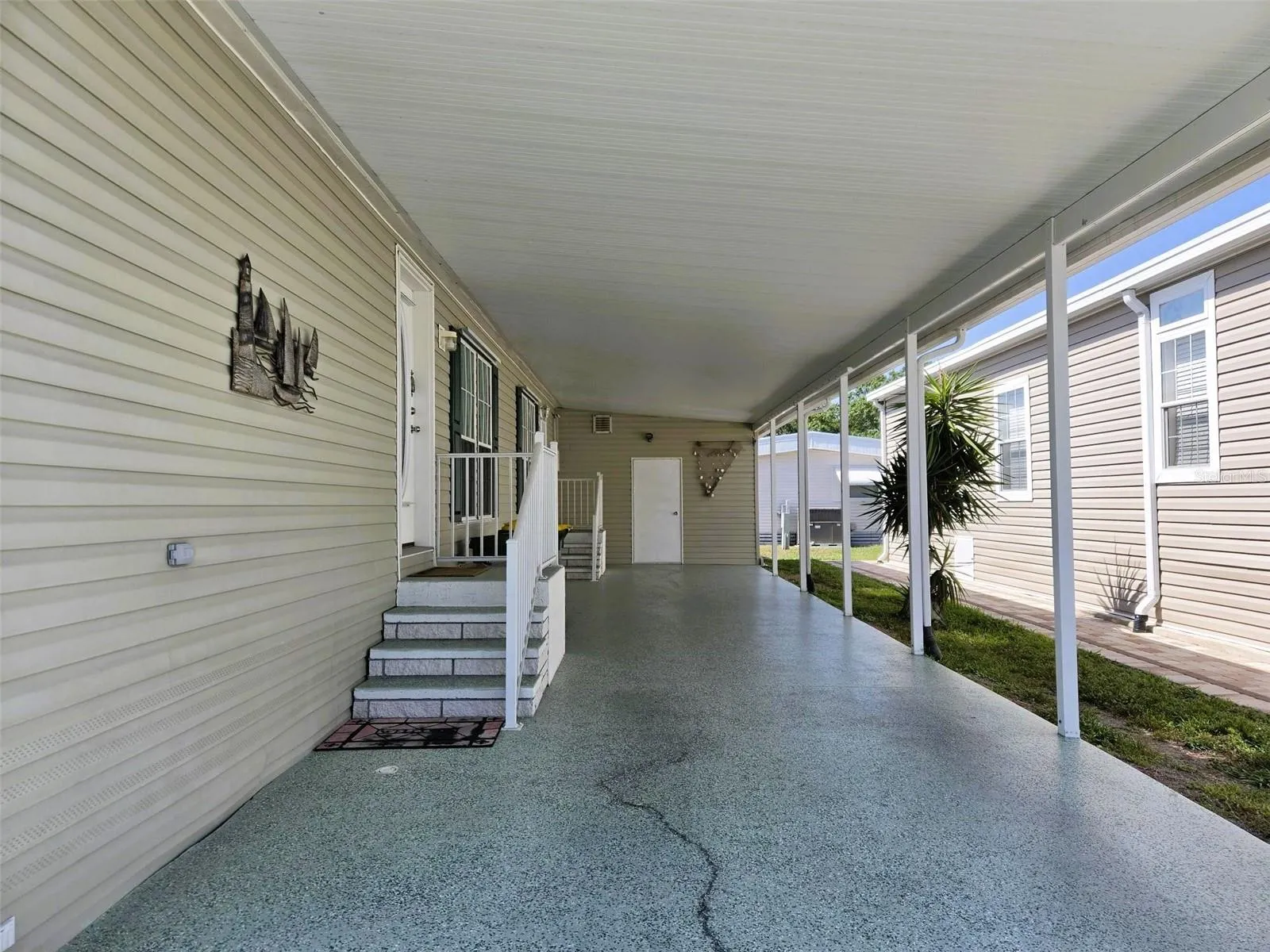 Long View of Carport