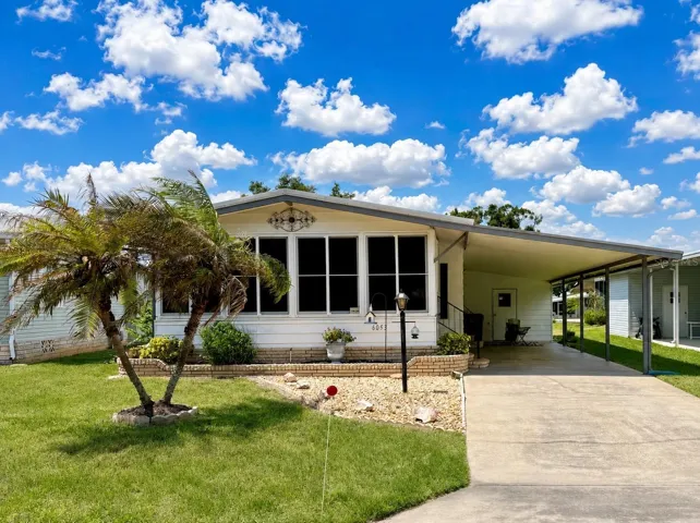 Front of home faces South.Ai enhanced for color and brightness.
