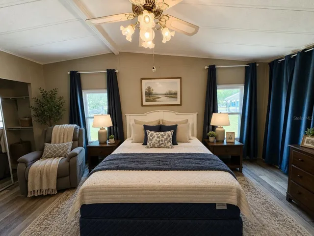 Primary Bed Room Virtually Styled
