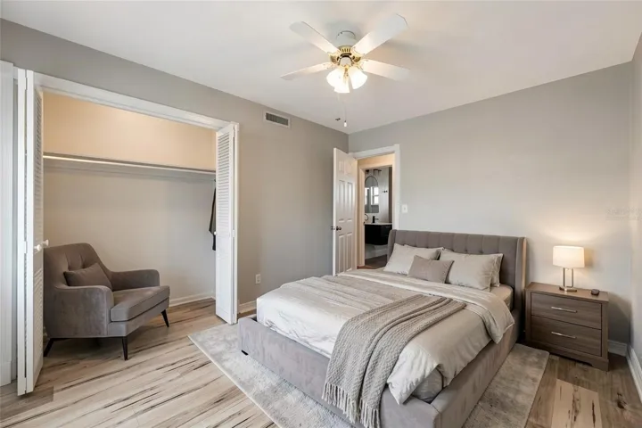 Primary Bedroom  virtually staged