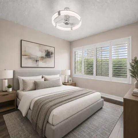 VIRTUALLY STAGED BEDROOM 2