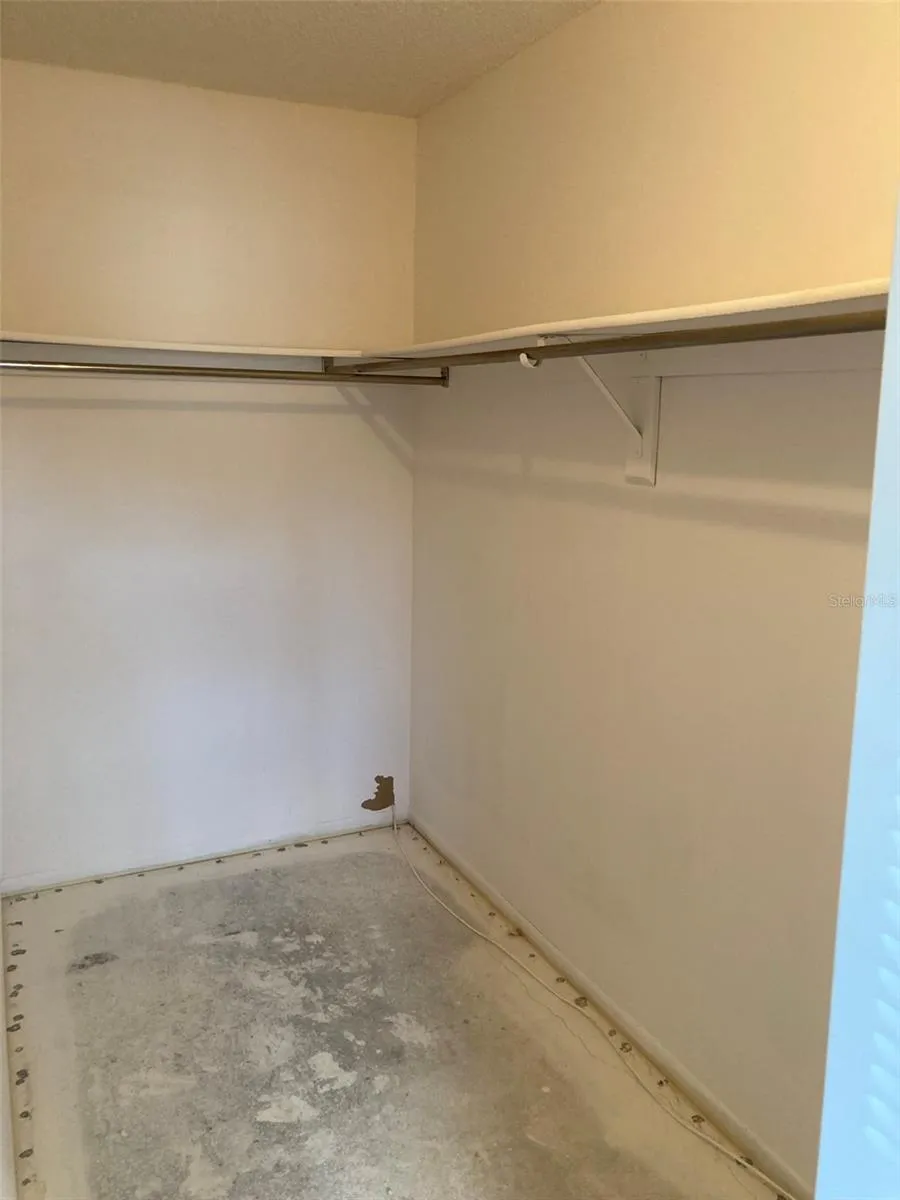 Master walk in closet