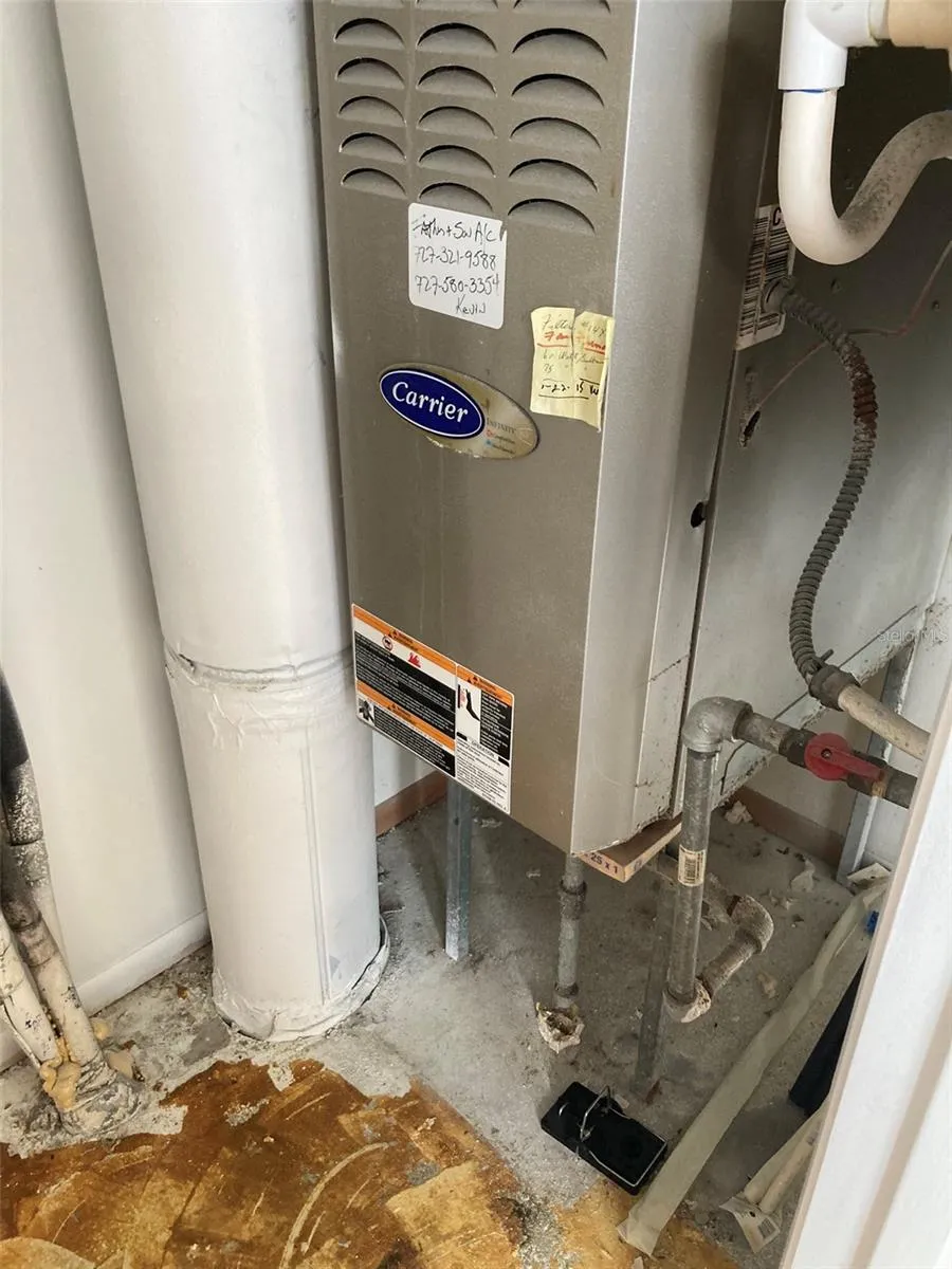 HVAC closet