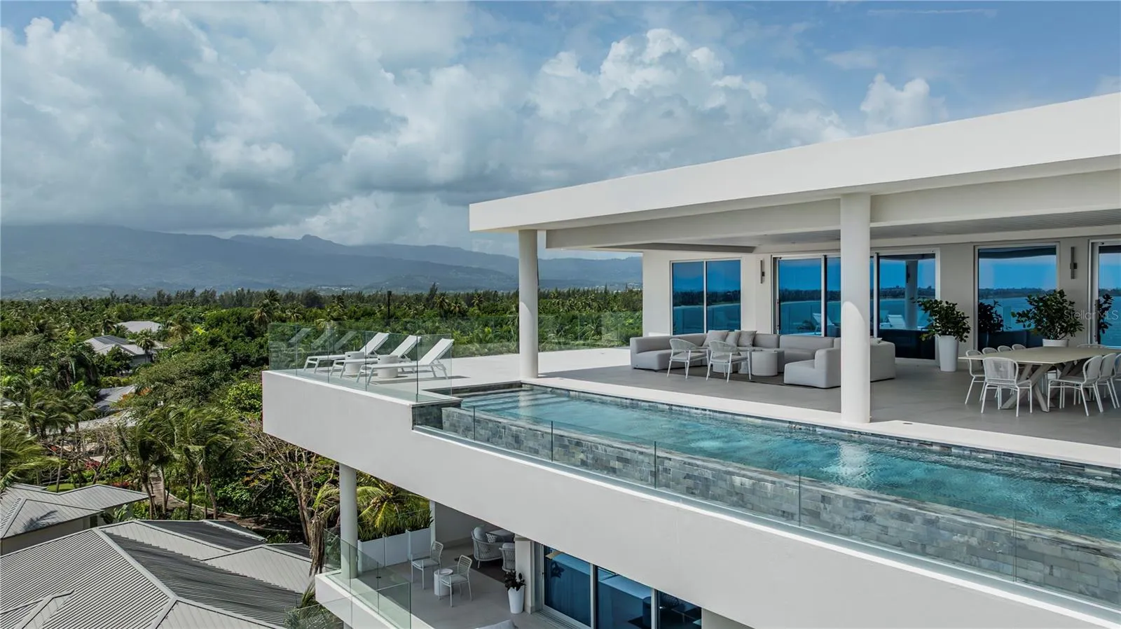 Second Floor Outdoor Terrace Aerial View