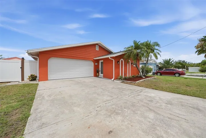 large 2 car garage and tons of parking!