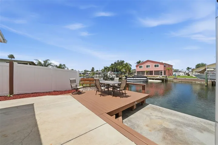 Wide and deep canals and gorgeous laminate fence