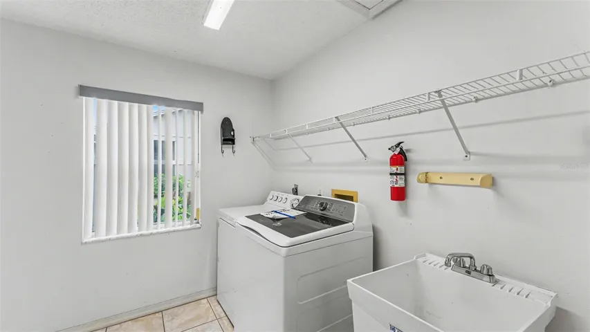 Laundry inside