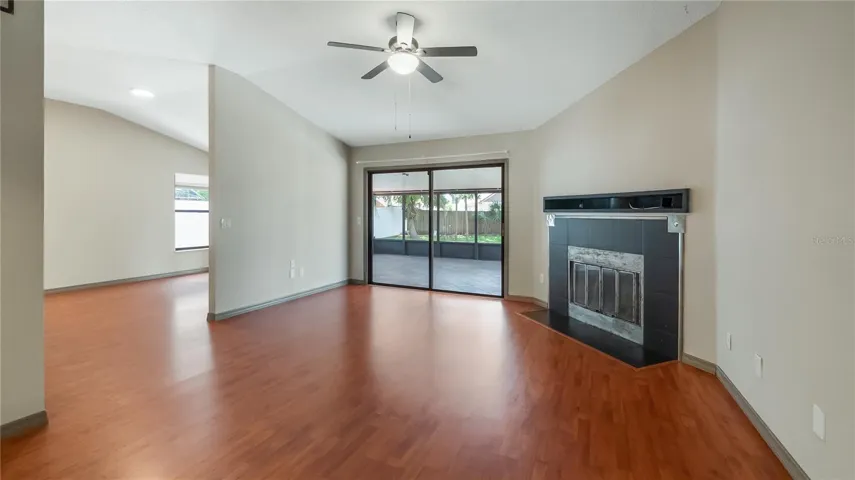 Great Room, Living Area, Fireplace