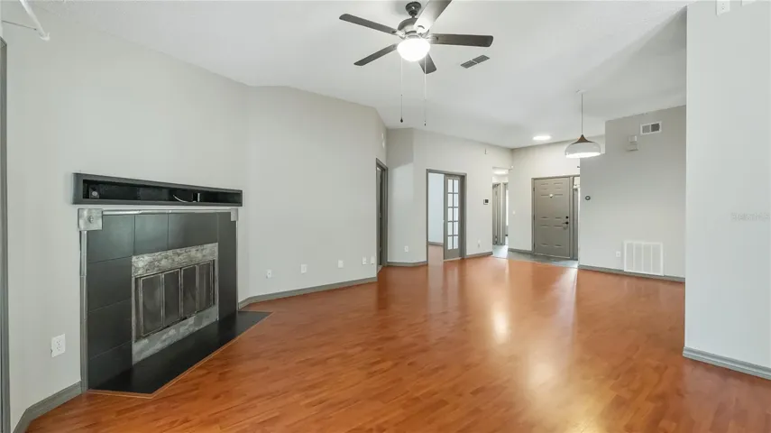 Great Room, Living Area, Fireplace