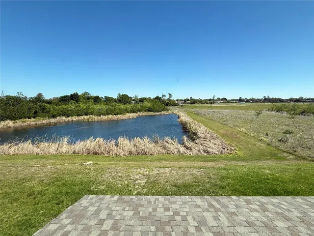 Backyard water view