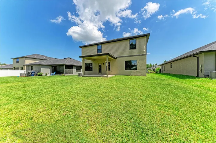 Back yard/Back of House